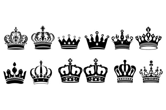 A Practical Evaluation of Set of Black Vector King Crowns for Modern Creatives