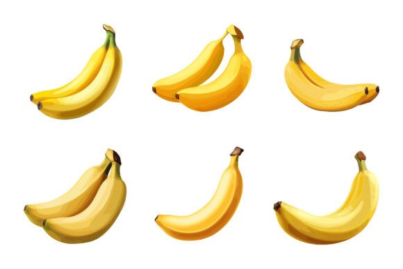 Bunch of Ripe Bananas: A Versatile Illustration Collection for Modern Creatives
