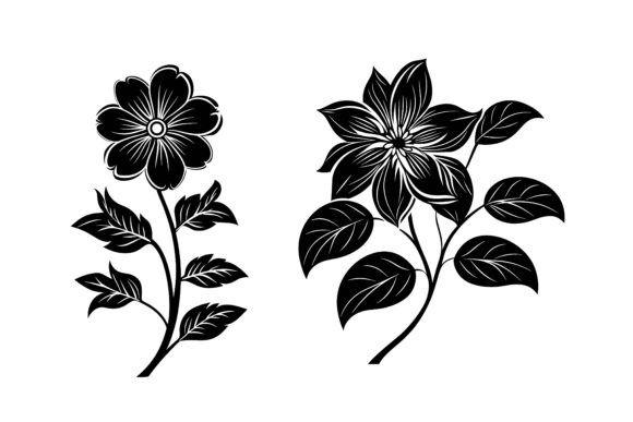 Flower Silhouette Vector Design: A Creative Toolkit
