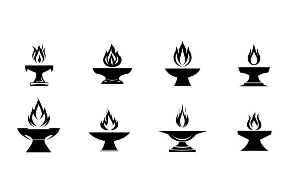 Illuminating Your Projects: The Torch Fire Icons Collection Vector