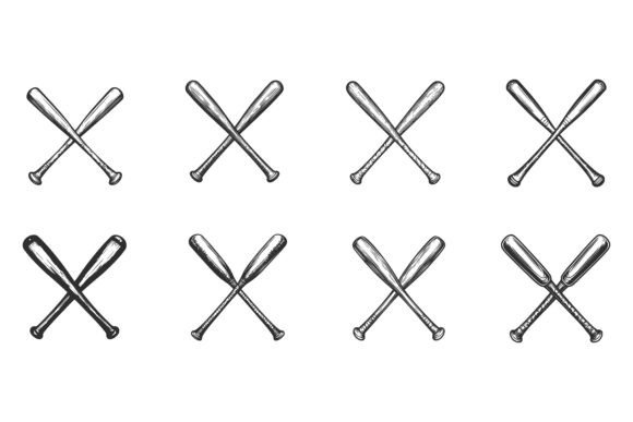 Set of Vintage Baseball Logos: Your Resource for Authentic Sports Design