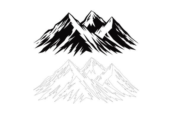 Silhouette Mountain: Elevating Your Creative Projects with Landscape Scenery Art