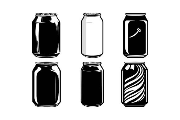 Soda, Beer Can Icon Vector Set: A Versatile Digital Tool
