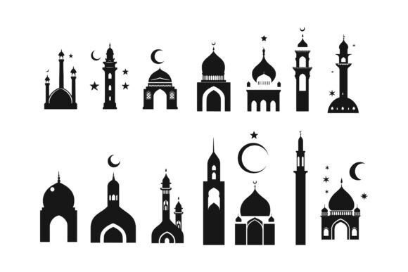 The Craft and Versatility of Islamic Mosque Illustrations