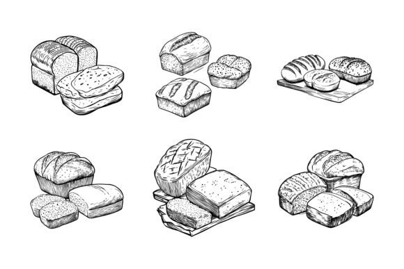 Understanding Bread Vector Hand Drawn Illustration: Distinct Style and Practical Applications