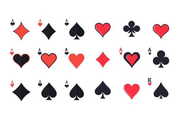 Unlocking Creativity with the Set of Vector Playing Card Symbols